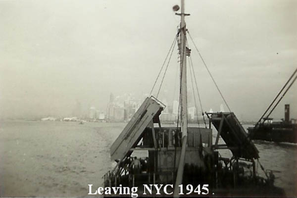 28-1945 Leaving NYC