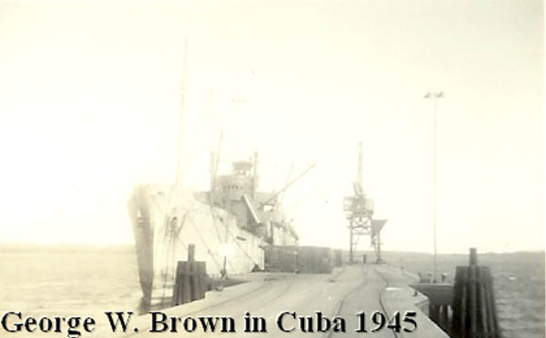 38-1945-George W. Brown in Cuba
